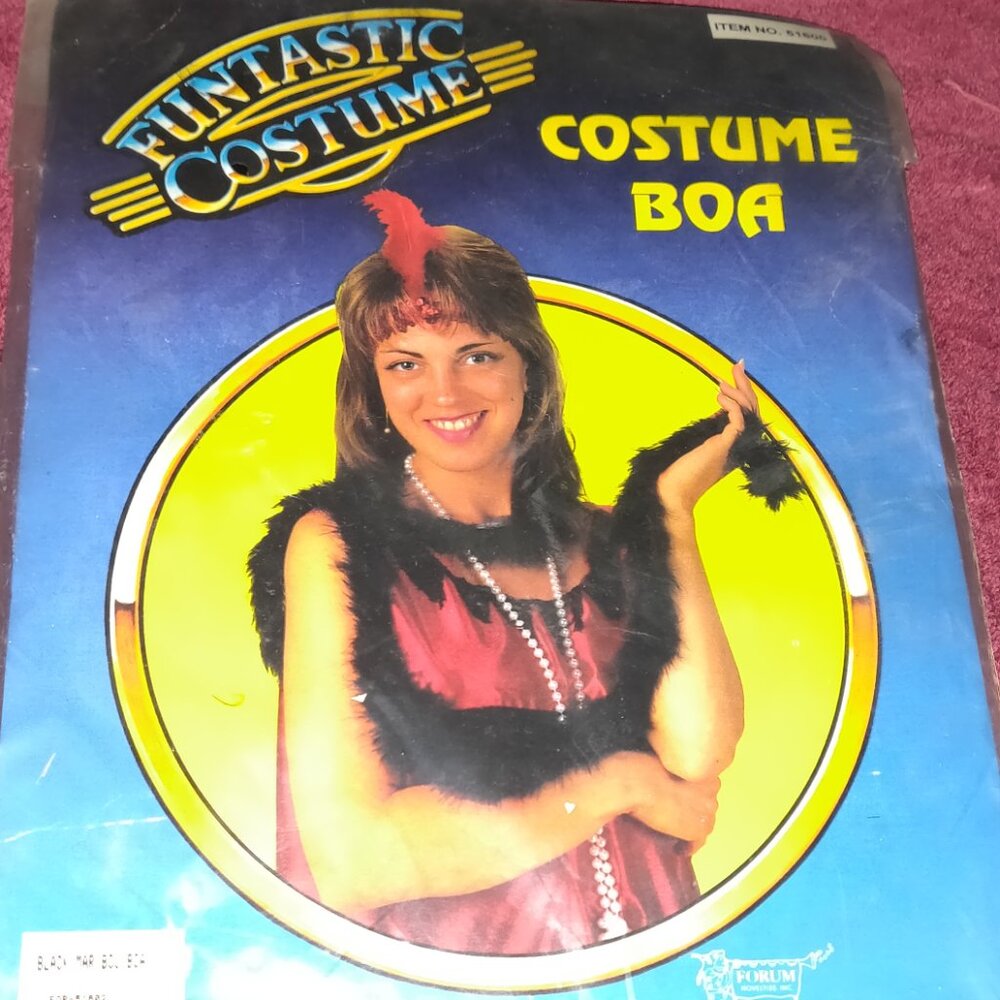 Black Feather Boa